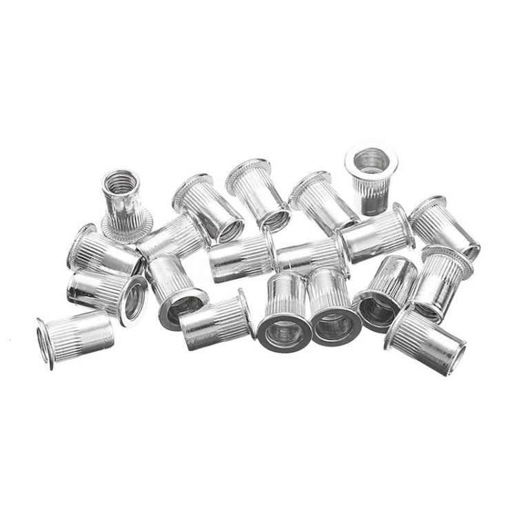 86 PCS/Set Threaded Nut Rivet Insert Tool Nut Rivet M3-M8 Riveter