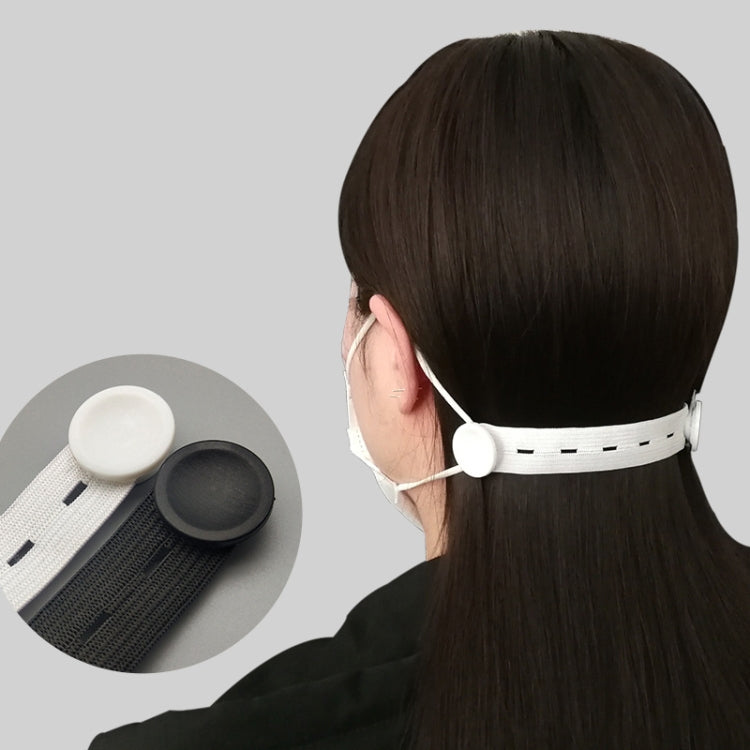 4 PCS Mask Hook Adjustment Buckle Ear-Wearing Mask Anti-Squeeze Ear Lanyard Extending Ear Rope