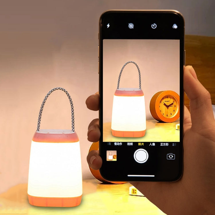 Portable Night Light Bedroom Baby Nursing Eye Protection Bedside Lamp, Style:Dry Battery