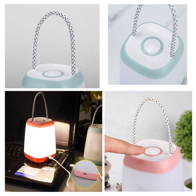 Portable Night Light Bedroom Baby Nursing Eye Protection Bedside Lamp, Style:Remote Control(Green)