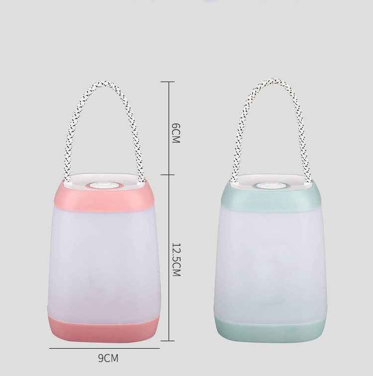 Portable Night Light Bedroom Baby Nursing Eye Protection Bedside Lamp, Style:Remote Control(Green)