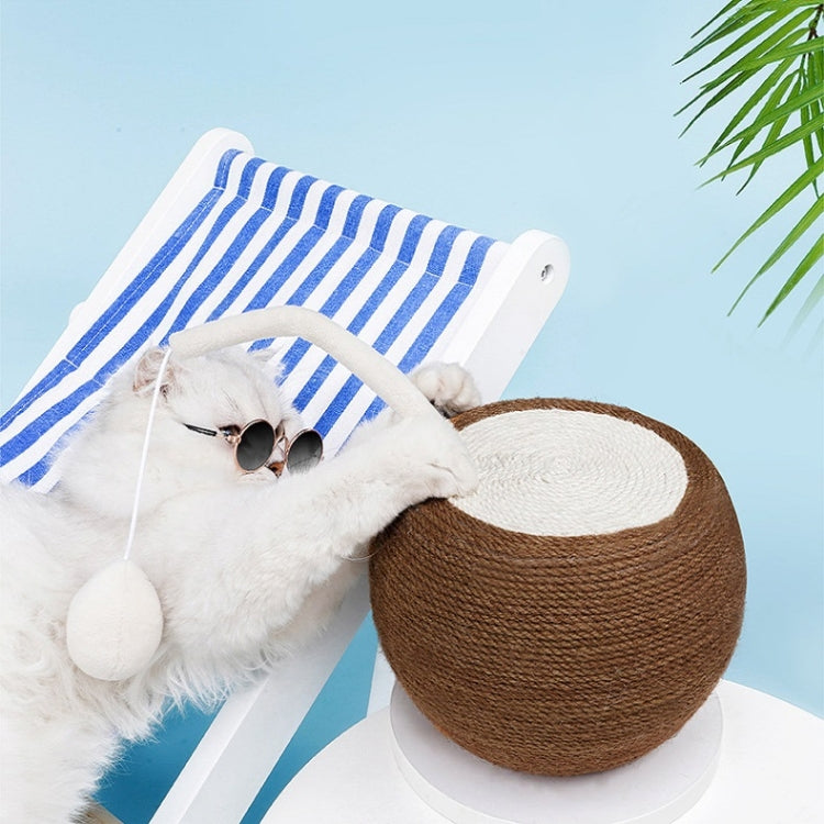 Sisal Non-Shrinking Coconut Cat Scratch Ball Claw Sharpener