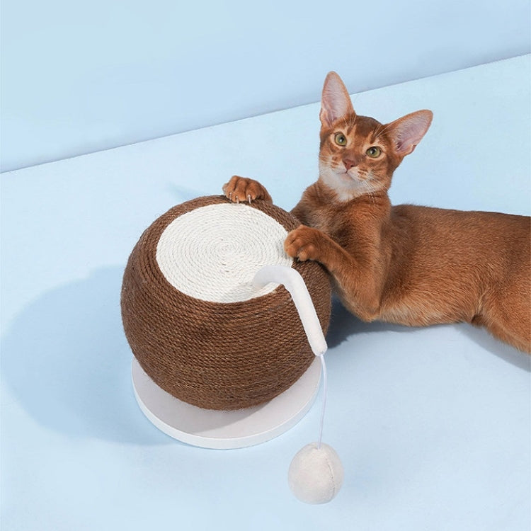 Sisal Non-Shrinking Coconut Cat Scratch Ball Claw Sharpener