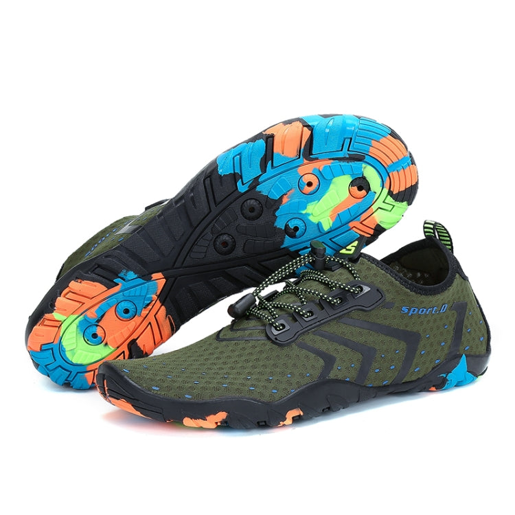 Breathable Beach Slippers Skin Quick-drying Beach Shoes Uutdoor Sports Diving Upstream Shoes for Men and Women, Shoe Size:35