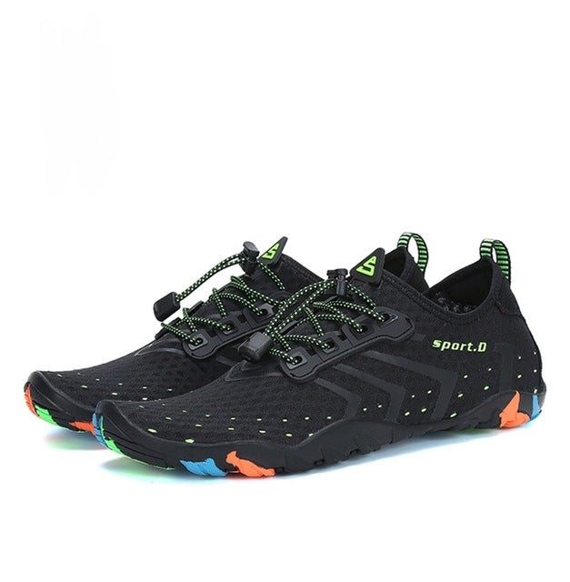 Breathable Beach Slippers Skin Quick-drying Beach Shoes Uutdoor Sports Diving Upstream Shoes for Men and Women, Shoe Size:44
