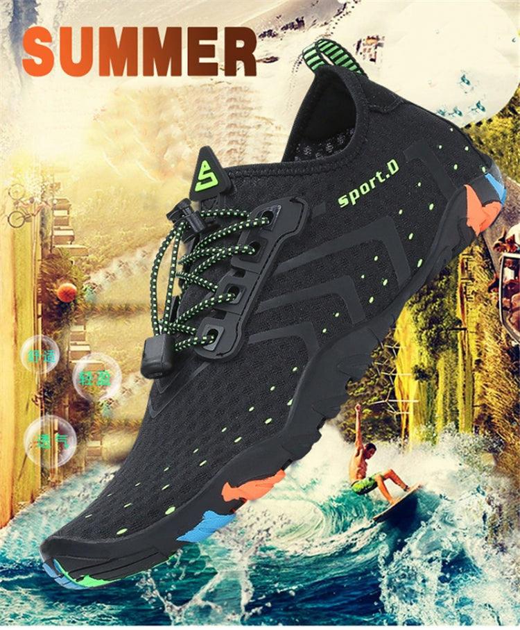 Breathable Beach Slippers Skin Quick-drying Beach Shoes Uutdoor Sports Diving Upstream Shoes for Men and Women, Shoe Size:44