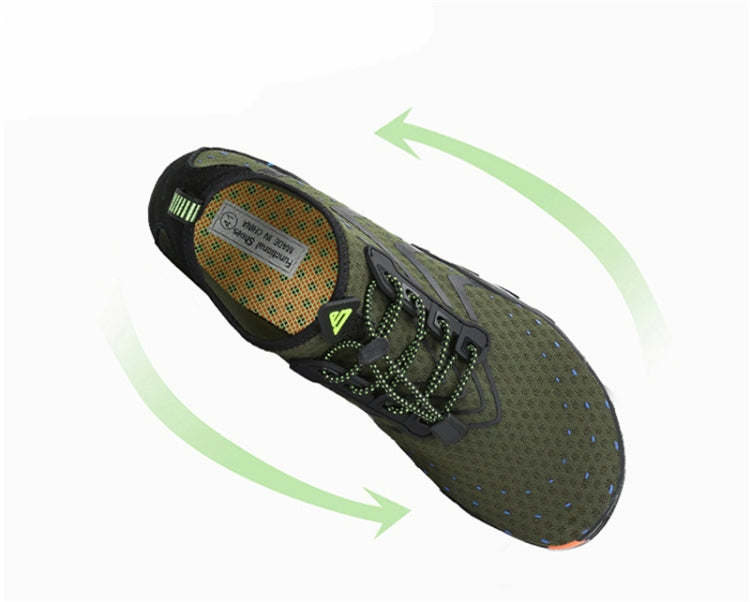 Breathable Beach Slippers Skin Quick-drying Beach Shoes Uutdoor Sports Diving Upstream Shoes for Men and Women, Shoe Size:44