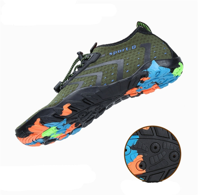 Breathable Beach Slippers Skin Quick-drying Beach Shoes Uutdoor Sports Diving Upstream Shoes for Men and Women, Shoe Size:44