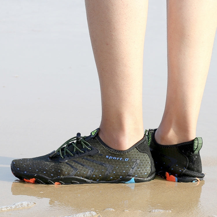 Breathable Beach Slippers Skin Quick-drying Beach Shoes Uutdoor Sports Diving Upstream Shoes for Men and Women, Shoe Size:44