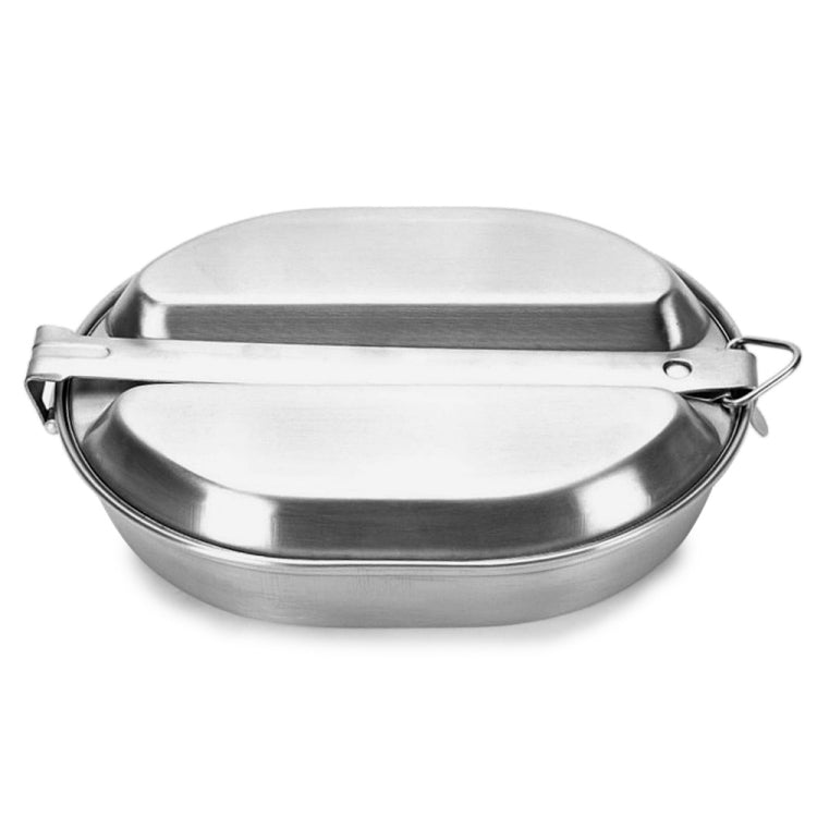 Stainless Steel Egg-Shaped Lunch Box Portable Lunch Box Outdoor Tableware