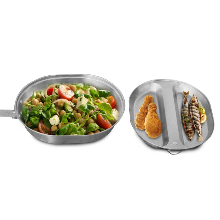 Stainless Steel Egg-Shaped Lunch Box Portable Lunch Box Outdoor Tableware
