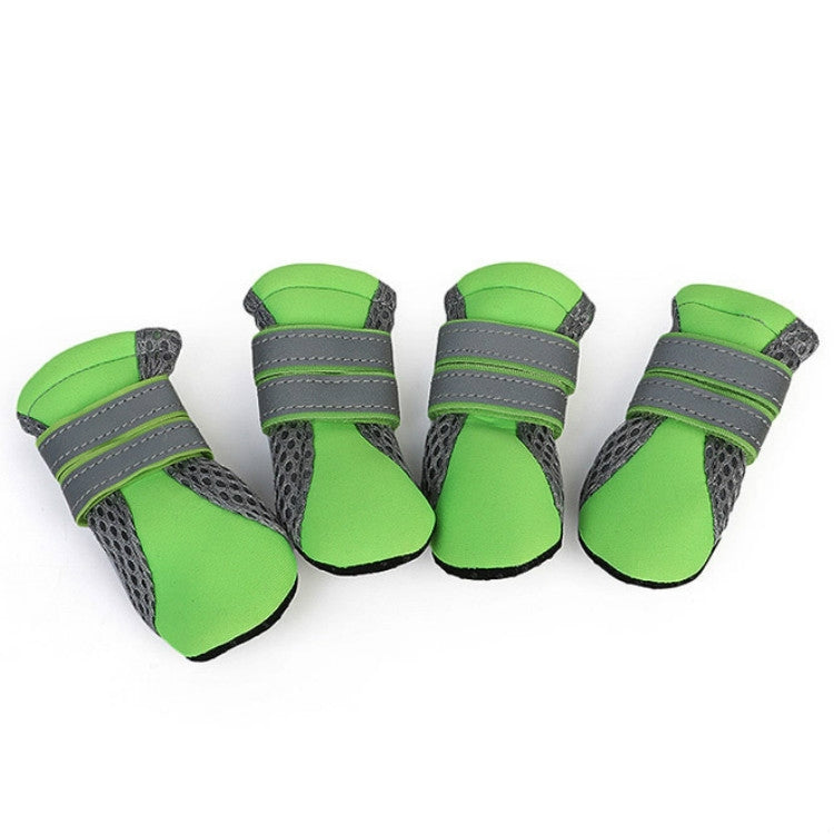 4 in 1 Pet Shoes Dog Shoes Walking Shoes Small Dogs Pet Supplies, Size: XL