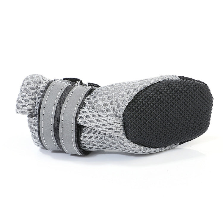4 in 1 Pet Shoes Dog Shoes Walking Shoes Small Dogs Pet Supplies, Size: XL