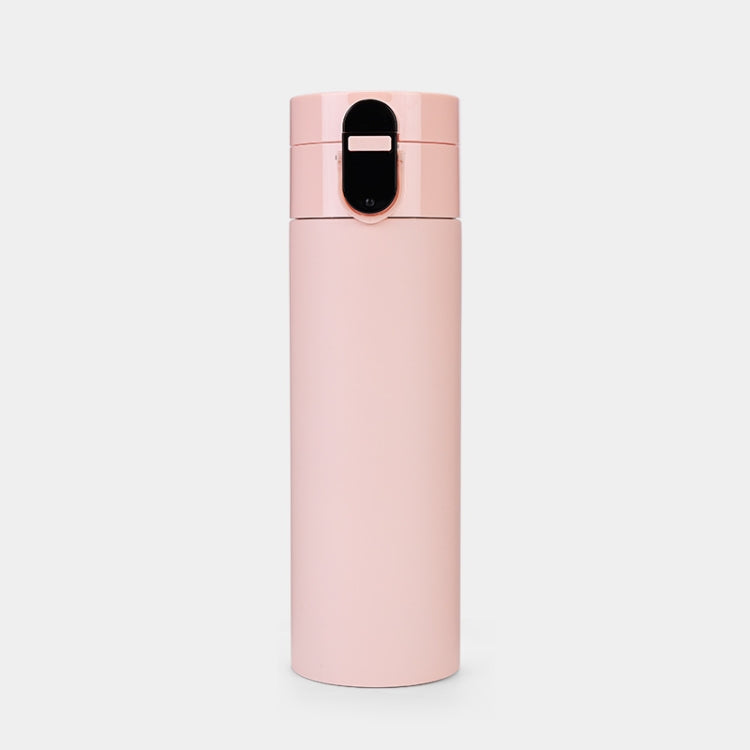 Intelligent Bouncing Cup  Drink Water Reminder Display Temperature Stainless Steel Thermos Cup(Pink)