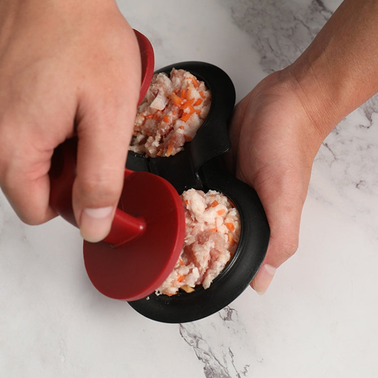 2 PCS ABS Double Hole Burger Press Kitchen Burger Mould Kitchen Gadgets