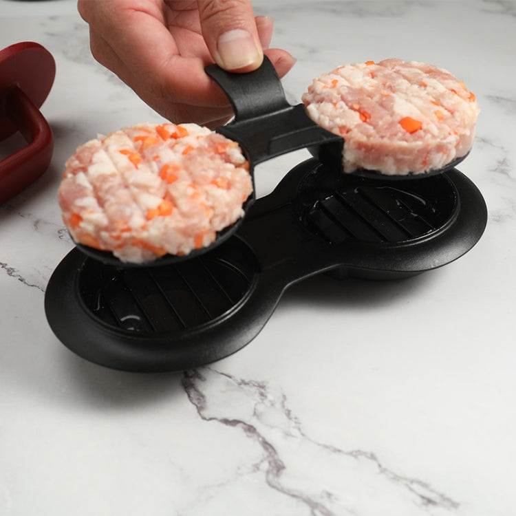 2 PCS ABS Double Hole Burger Press Kitchen Burger Mould Kitchen Gadgets