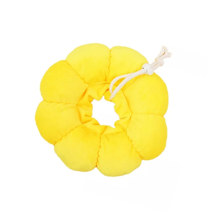 2 PCS Pet Supplies Cat Headgear Cat Toy Anti-Bite Ring, Specification: L(Golden Yellow)
