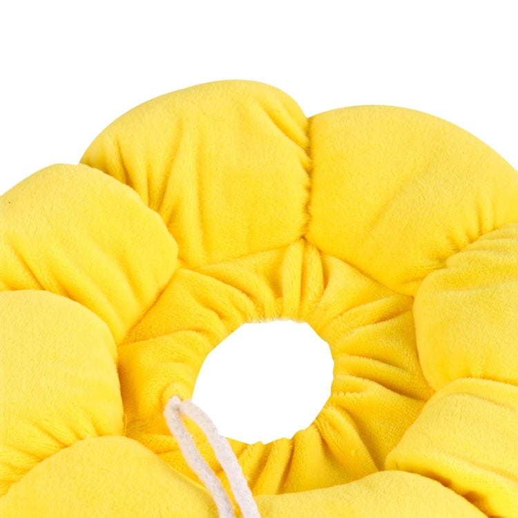 2 PCS Pet Supplies Cat Headgear Cat Toy Anti-Bite Ring, Specification: L(Golden Yellow)