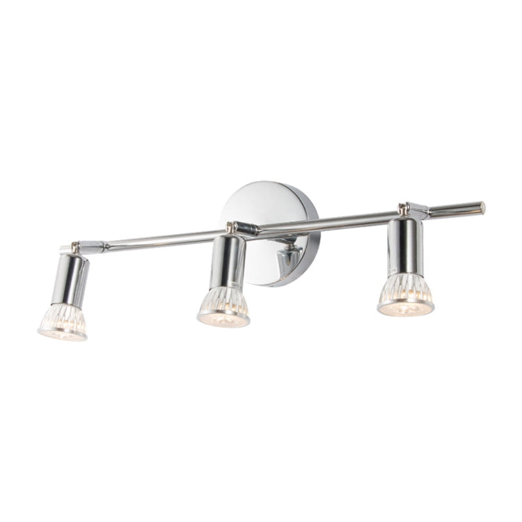LED Chandelier Ceiling-mounted 9W Background Wall Adjustable Mirror Front Wall Light, Light color:White Light