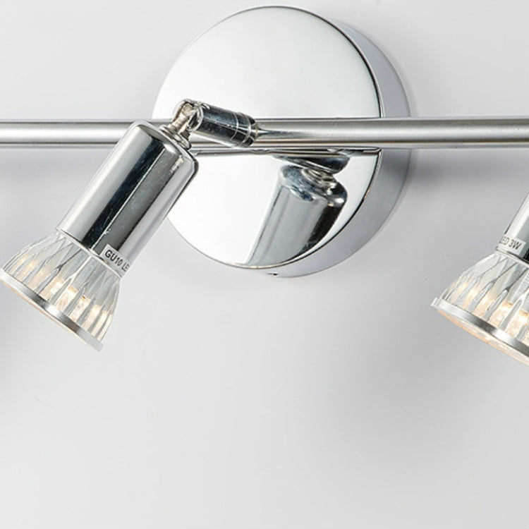 LED Chandelier Ceiling-mounted 9W Background Wall Adjustable Mirror Front Wall Light, Light color:White Light