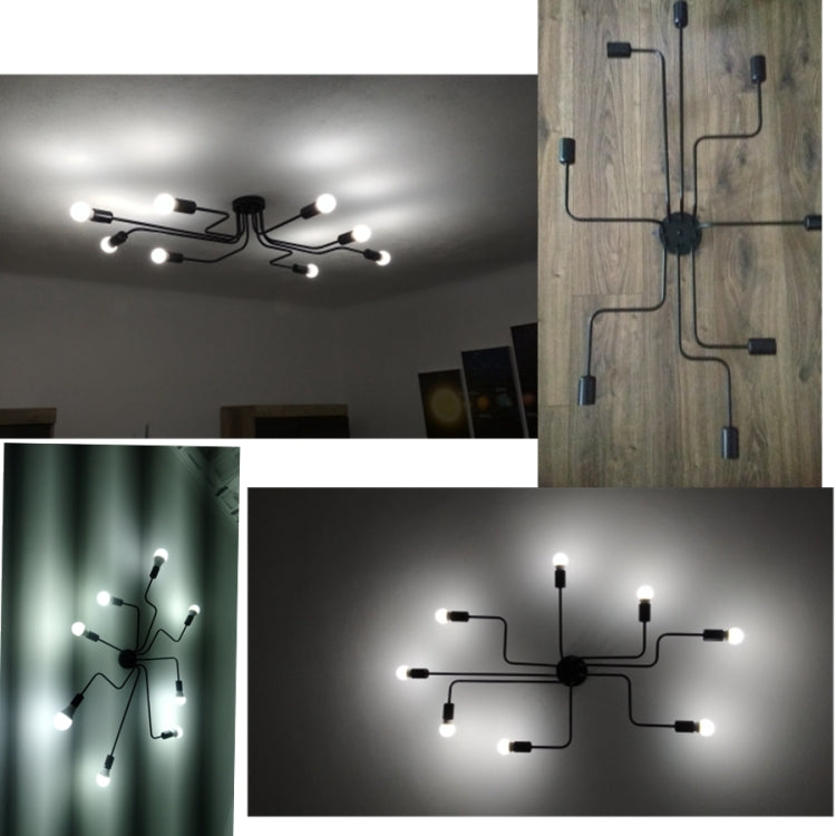 Modern Minimalist Shaped Spider Ceiling Lamp Chandelier, AC 220V, Light Source:with LED White Bulbs
