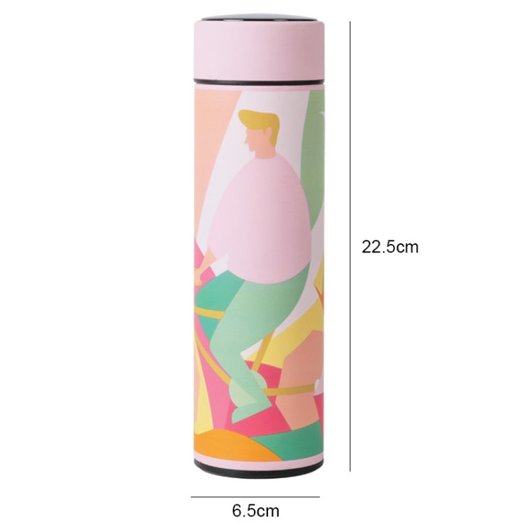 Macaroon Intelligent Temperature Measurement Stainless Steel Vacuum Flask Cup