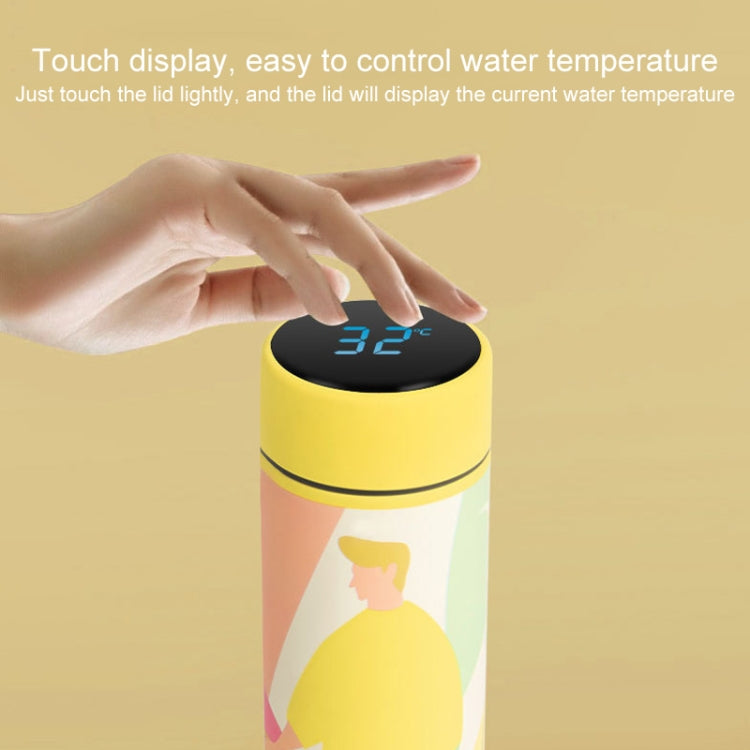 Macaroon Intelligent Temperature Measurement Stainless Steel Vacuum Flask Cup