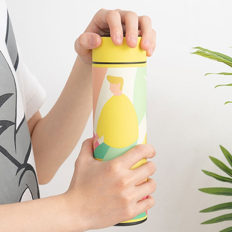 Macaroon Intelligent Temperature Measurement Stainless Steel Vacuum Flask Cup