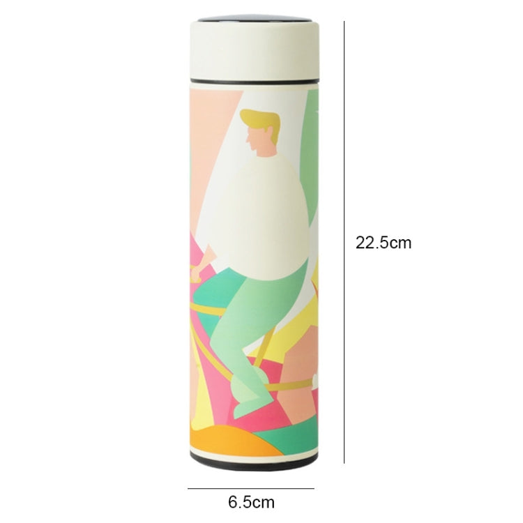 Macaroon Intelligent Temperature Measurement Stainless Steel Vacuum Flask Cup