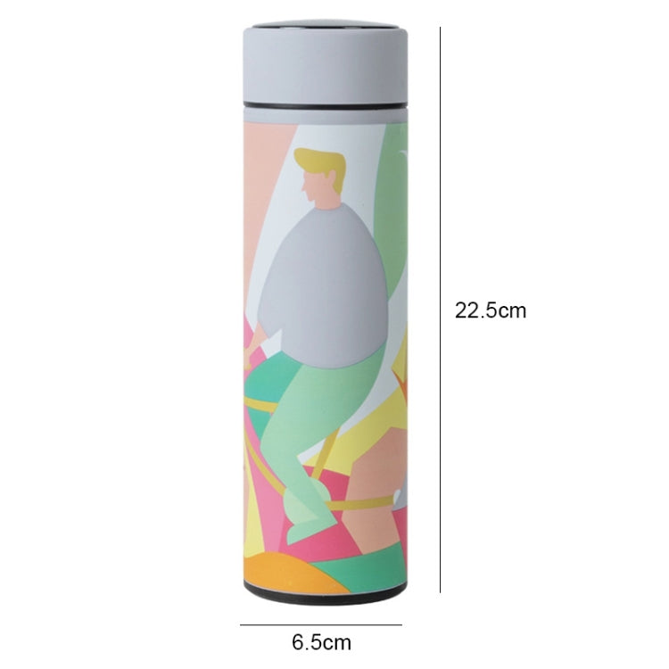 Macaroon Intelligent Temperature Measurement Stainless Steel Vacuum Flask Cup