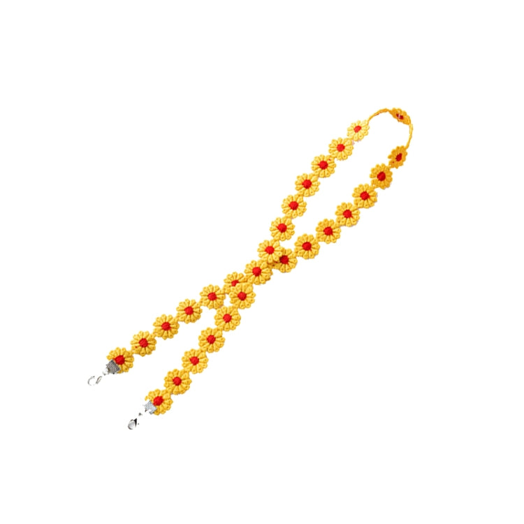 6 PCS Mask Anti-Lost Hanging Neck Lanyard Student Adult Flower Mask Lanyard Can Be Washed And Reused