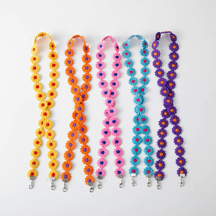 6 PCS Mask Anti-Lost Hanging Neck Lanyard Student Adult Flower Mask Lanyard Can Be Washed And Reused