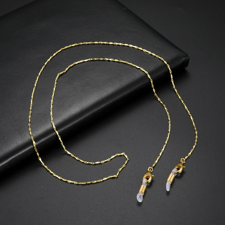 2 PCS Copper Material Prismatic Mask Chain Glasses Chain Hanging Neck Mask Anti-Lost Chain