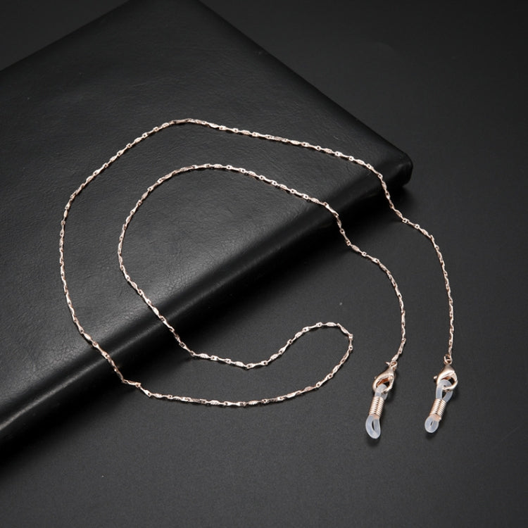 2 PCS Copper Material Prismatic Mask Chain Glasses Chain Hanging Neck Mask Anti-Lost Chain