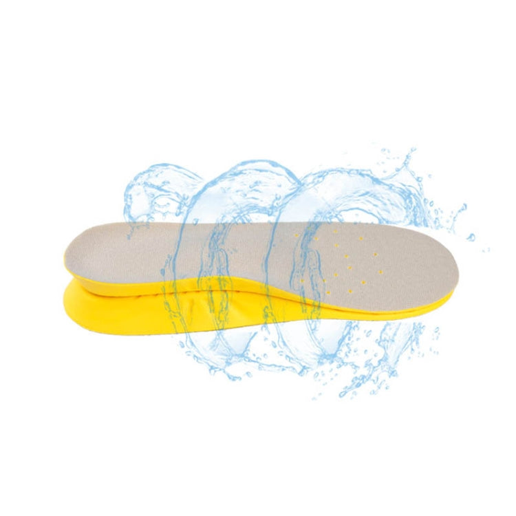 Shock Absorption Thickening Slow Rebound Soft and Comfortable Wicking Insole, Size:S