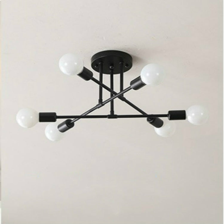 5W 6-Heads Modern LED Ceiling Chandelier Lighting Living Room Bedroom Creative Home Lighting, Emitting Color:White Light