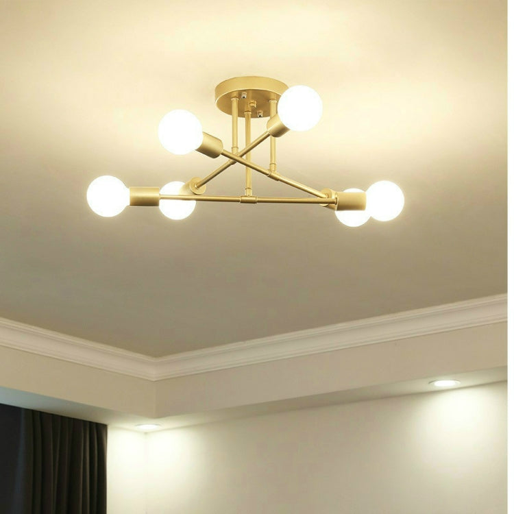 5W 6-Heads Modern LED Ceiling Chandelier Lighting Living Room Bedroom Creative Home Lighting, Emitting Color:White Light