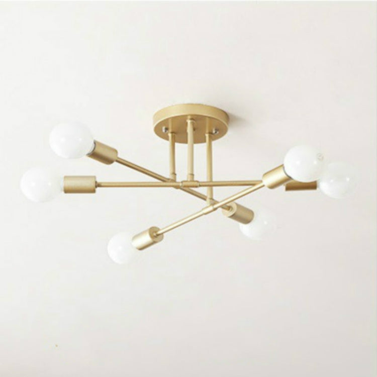 5W 6-Heads Modern LED Ceiling Chandelier Lighting Living Room Bedroom Creative Home Lighting, Emitting Color:White Light