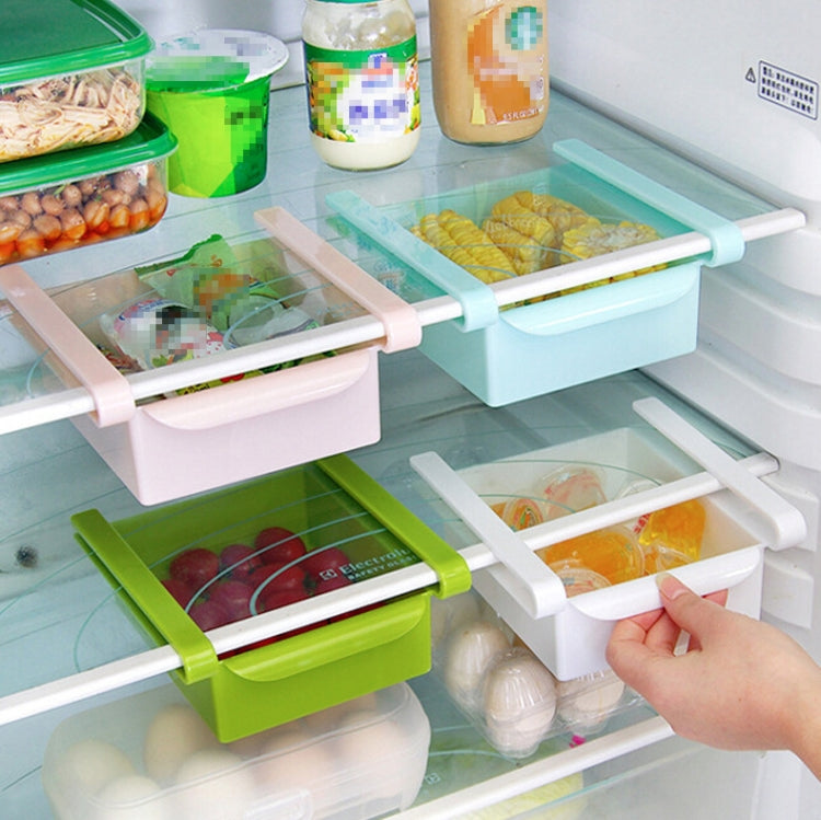 5 PCS Pull-Out Refrigerator Crisper Coffee Table Storage Box Drawer Rack