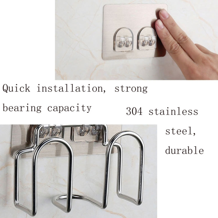 Stainless Steel Shelf Free Punching Multifunctional Powerful Suction Cup Hook Sponge Drain Rack
