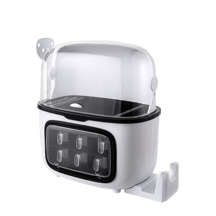 Kitchen Shelves Seasoning Bottle Knives Chopsticks Multifunctional Storage Box, Style:Luxury