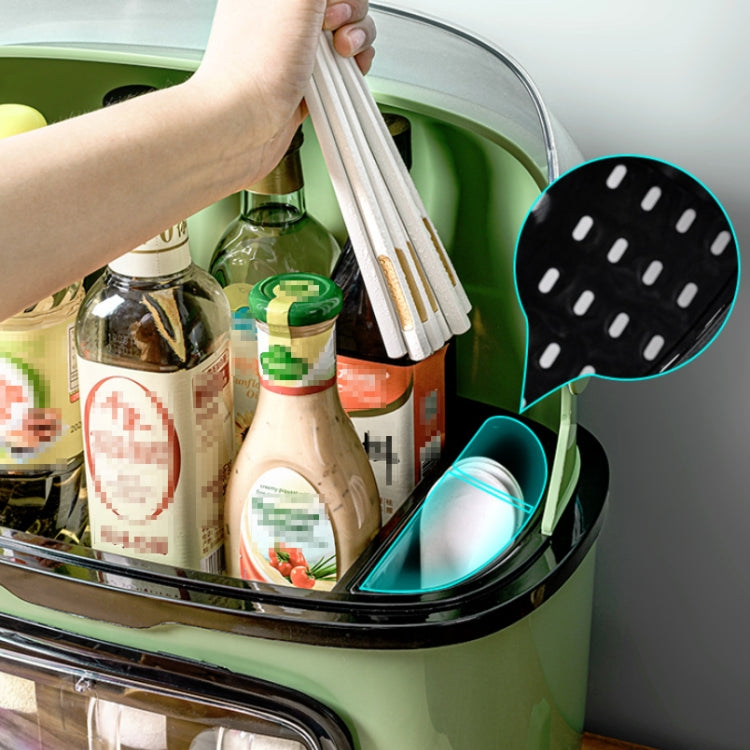 Kitchen Shelves Seasoning Bottle Knives Chopsticks Multifunctional Storage Box, Style:Luxury