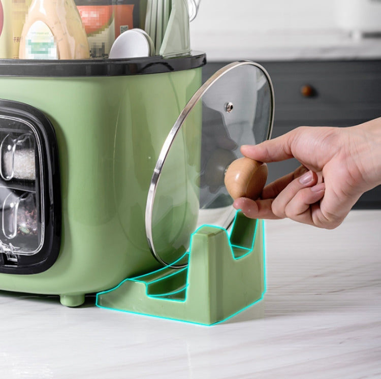 Kitchen Shelves Seasoning Bottle Knives Chopsticks Multifunctional Storage Box, Style:Luxury