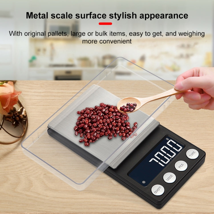 High-Precision Electronic Scale Mini Portable Jewellery Medicine Scale, Style:300g/0.01g