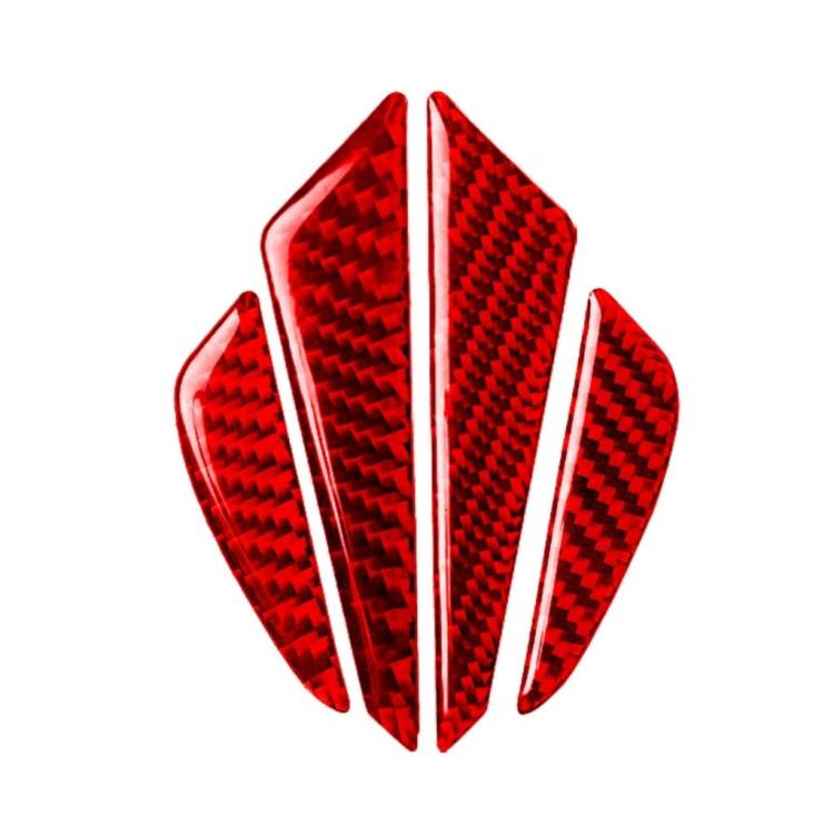 4pcs /Set Carbon Fiber Anti-Collision Stickers For Volkswagen Magotan/CC Left-Hand Drive