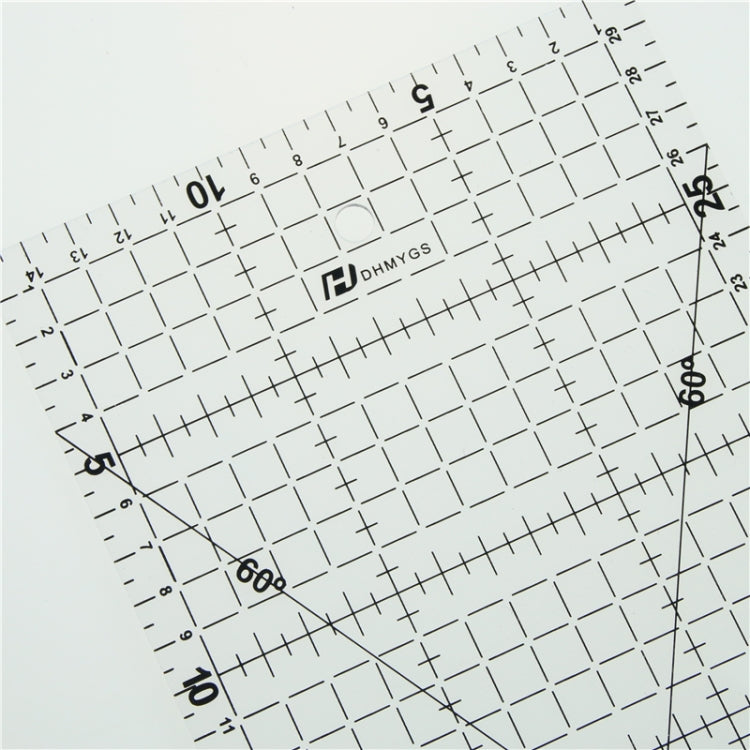 15X30cm DIY Sewing Tool Patch Rule Sewing Rule Acrylic Clothing Ruler