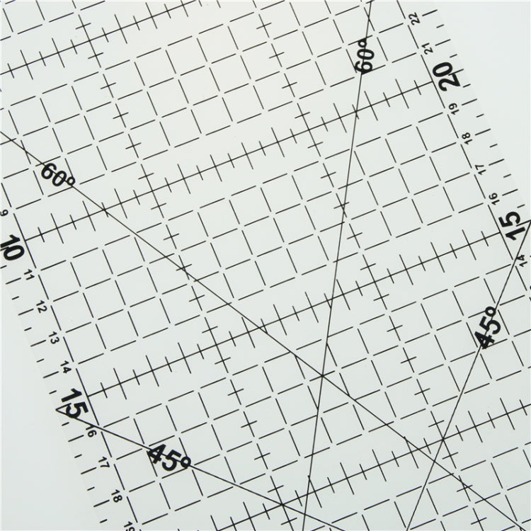 15X30cm DIY Sewing Tool Patch Rule Sewing Rule Acrylic Clothing Ruler
