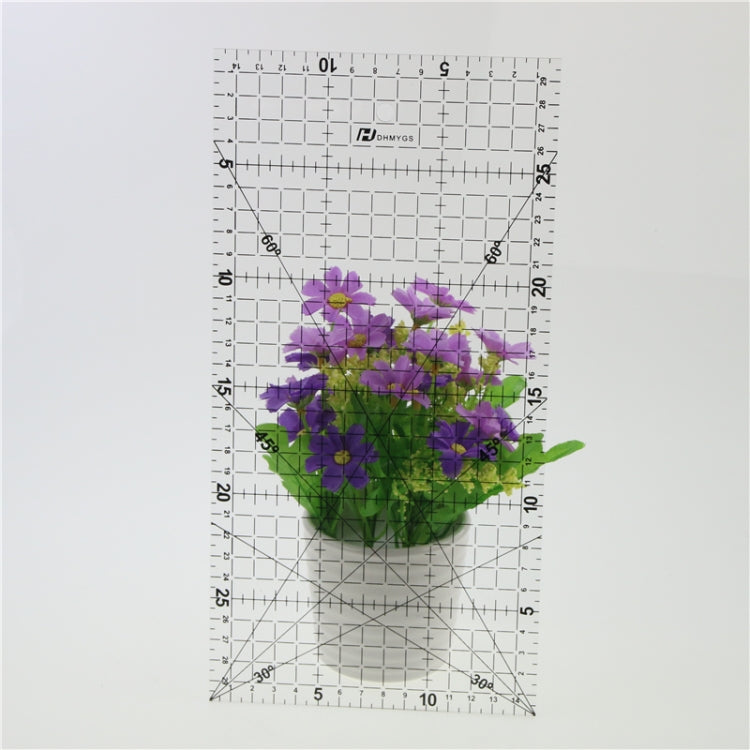 15X30cm DIY Sewing Tool Patch Rule Sewing Rule Acrylic Clothing Ruler