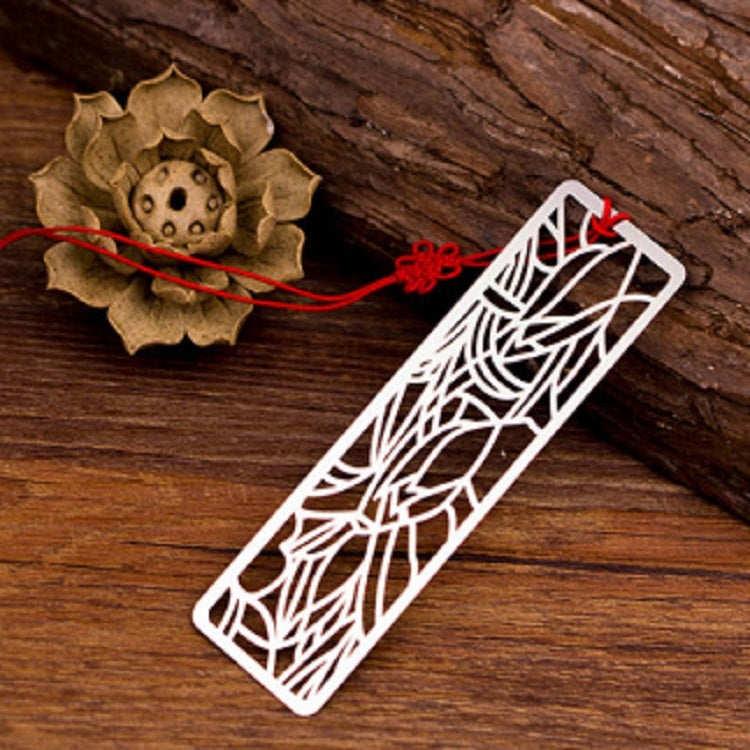 Creative Retro Metal Flower Hollow Bookmark Multi-function Stationery