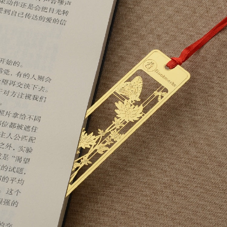 Vintage Beautiful Openwork Metal Bookmarks Students School Stationery